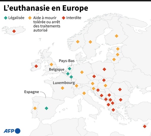 Les différentes législations autour de l'euthanasie dans les pays européens
